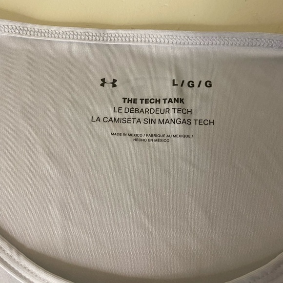 Under Armour White Tank Top - Picture 4 of 4